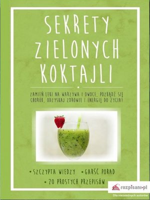 cover image of Sekrety zielonych koktajli